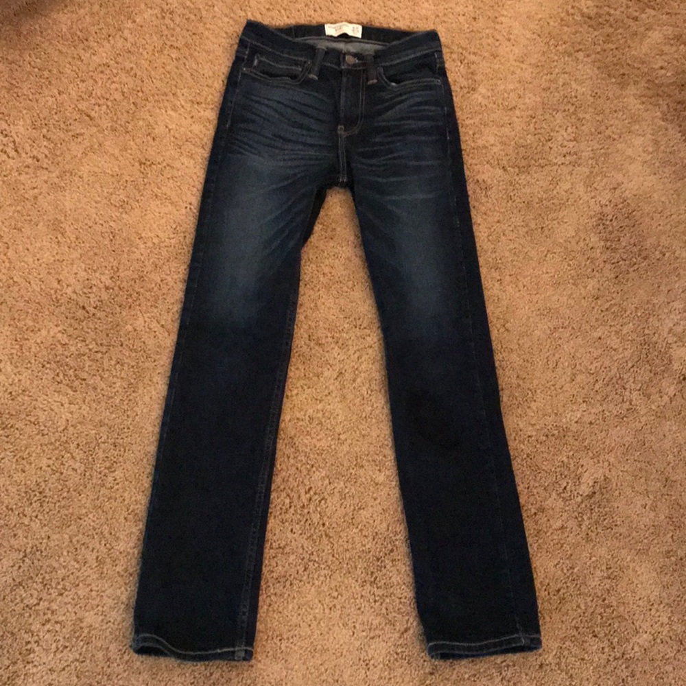 Boys Abercrombie straight jeans 13/14 slim